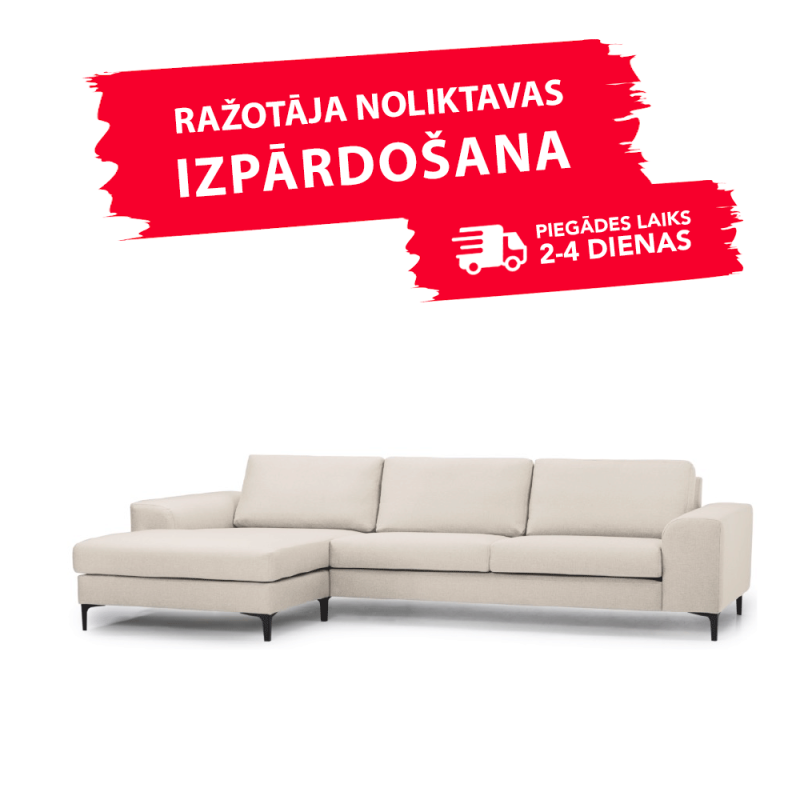 Dīvāns HENRY (Stūra chaiselongue) (Ražotāja noliktava) (Kreisais stūris)